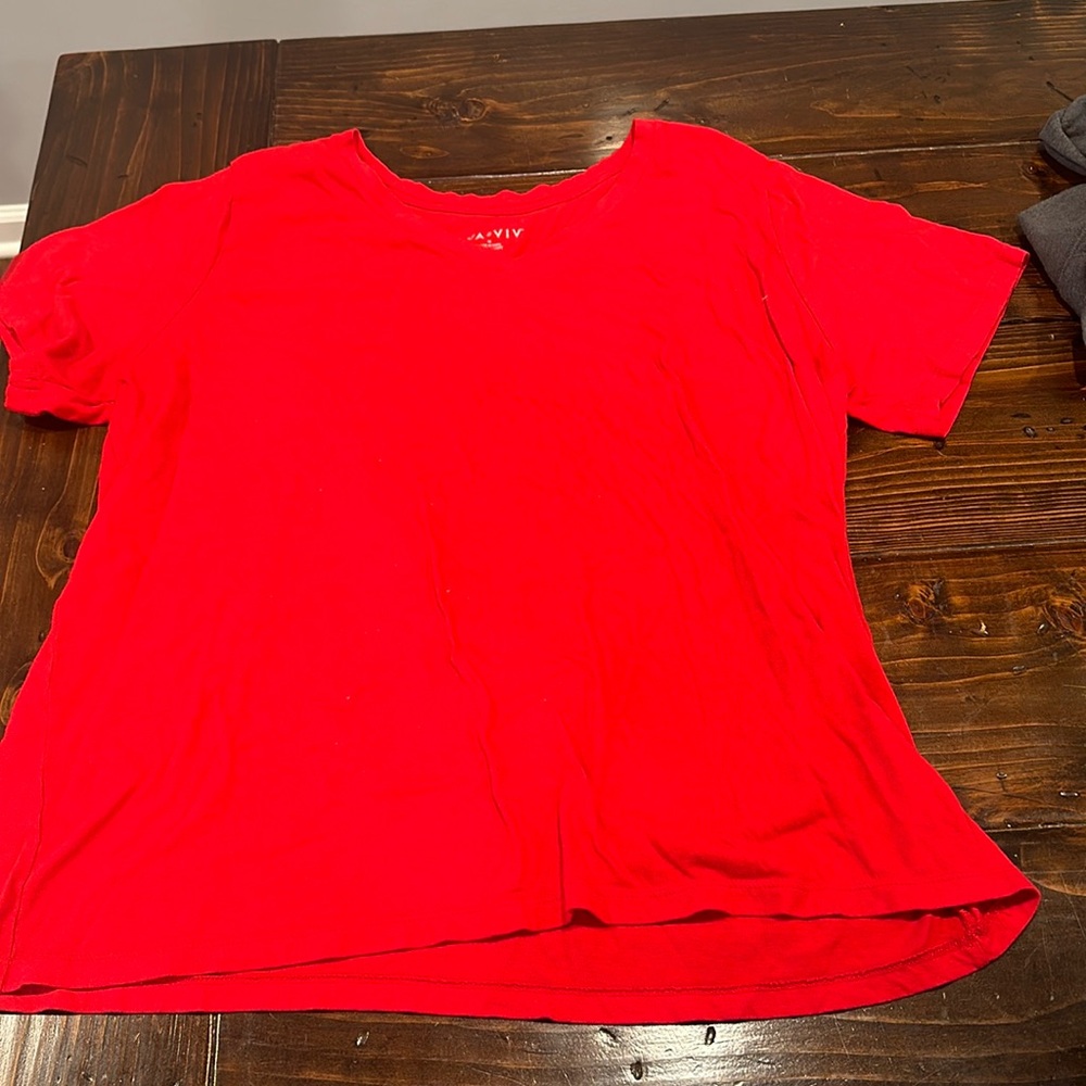 Red Ava and Viv T-shirt (1x)